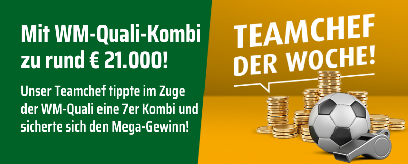 Jetzt Teamchef werden!