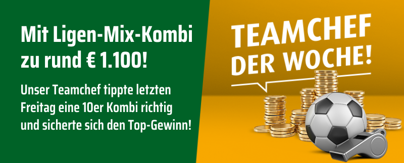 Jetzt Teamchef werden!