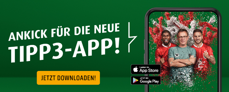 Jetzt die neue tipp3 App downloaden!